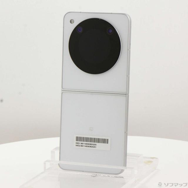 (中古)ZTE Libero Flip 128GB 白いこと YMLIBFLIP Y!mobile SIM無償性(352-ud)