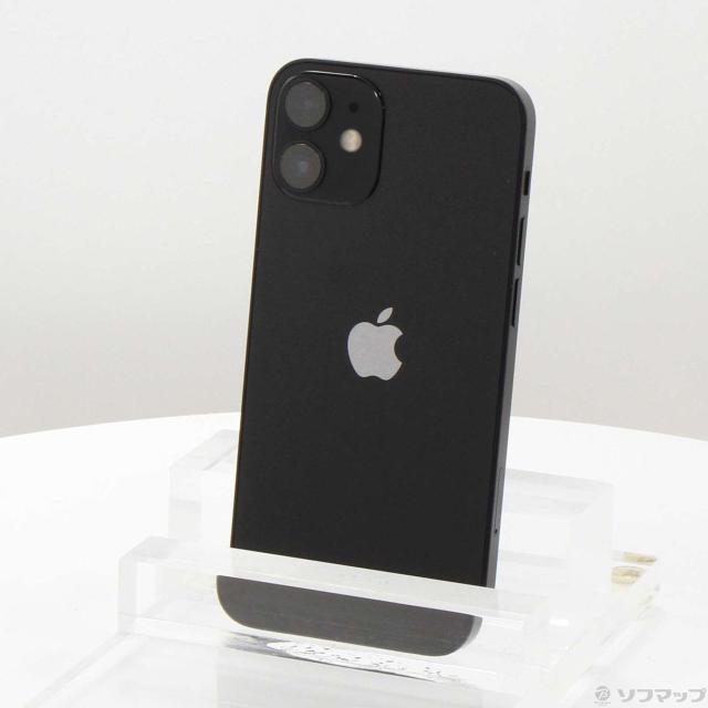 (中古)Apple iPhone12 mini 256GB ブラック MGDR3J/A SIMフリー(262-ud)