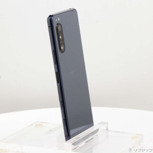(中古)SONY Xperia 5 II 128GB ブルー A002SO SoftBank(368-ud)_3