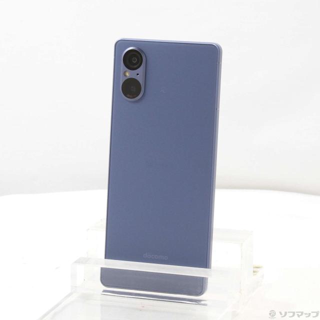 中古)SONY Xperia 5 V 128GB ブルー SO-53D docomo SIMフリー(198-ud)
