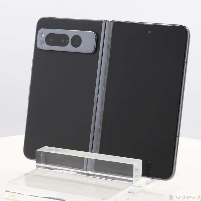 (中古)GOOGLE Google Pixel Fold 256GB オブシディアン G0B96 SIMフリー(258-ud)