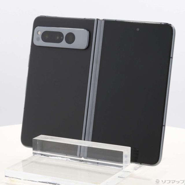 中古)GOOGLE Google Pixel Fold 256GB オブシディアン G0B96 SIMフリー