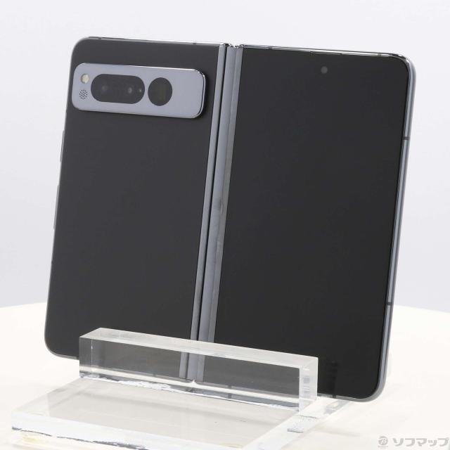 (中古)GOOGLE Google Pixel Fold 256GB オブシディアン G0B96 SIMフリー(377-ud)