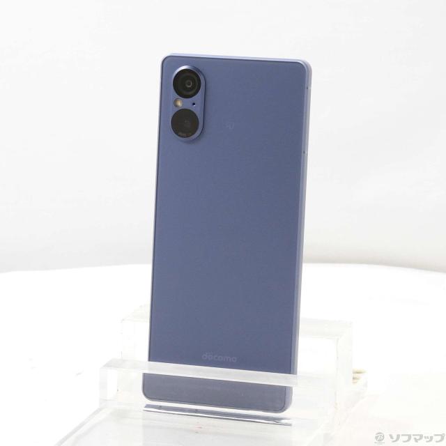 中古)SONY Xperia 5 V 128GB ブルー SO-53D docomo SIMフリー(198-ud