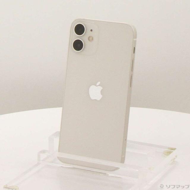 (中古)Apple iPhone12 mini 128GB ホワイト MGDM3J/A SIMフリー(196-ud)