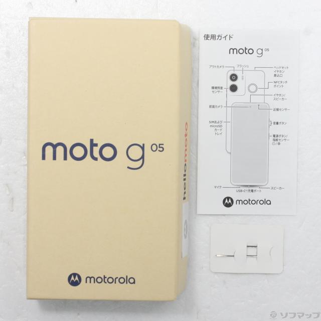 (中古)Motorola moto g05 128GB ミスティブルー PB6N0003JP SIMフリー(269-ud)_4