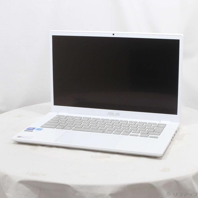 (中古)ASUS Chromebook Plus CX34 CX3402CVA-MW1032 パールホワイト(198-ud)