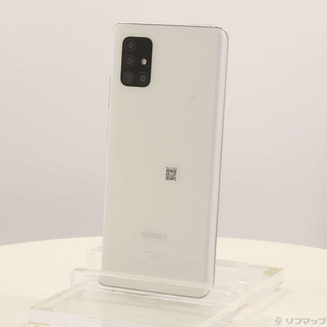 (中古)SAMSUNG Galaxy A51 5G 128GB プリズムブリックスホワイト SCG07 auロック解除SIMフリー(349-ud)