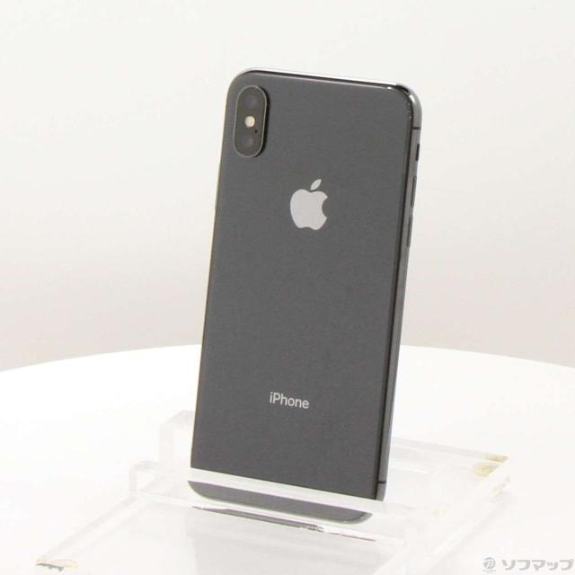 (中古)Apple iPhoneX 64GB スペースグレイ MQAX2J/A SoftBank(247-ud)