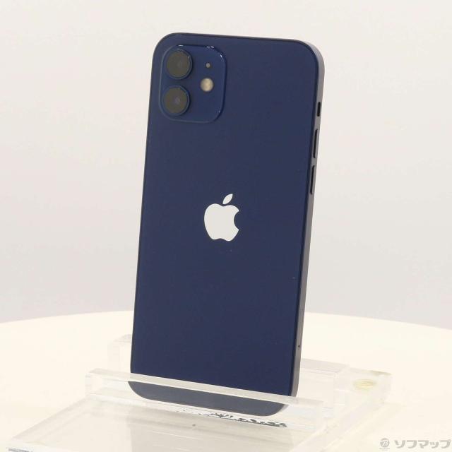 (中古)Apple iPhone12 128GB ブルー MGHX3J/A SIMフリー(305-ud)