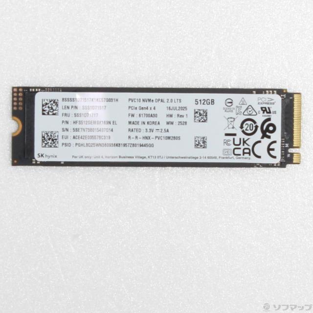 (中古)SK hynix HFS512GEM9X169N EL(262-ud)