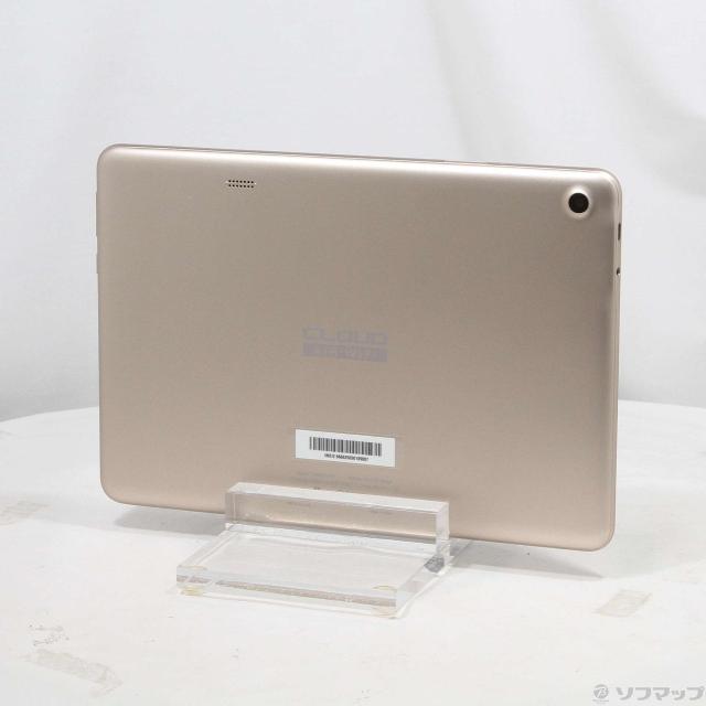 (中古)AIRU (展示品) ATab-1 64GB ゴールド CAW21T01 SIMフリー(262-ud)
