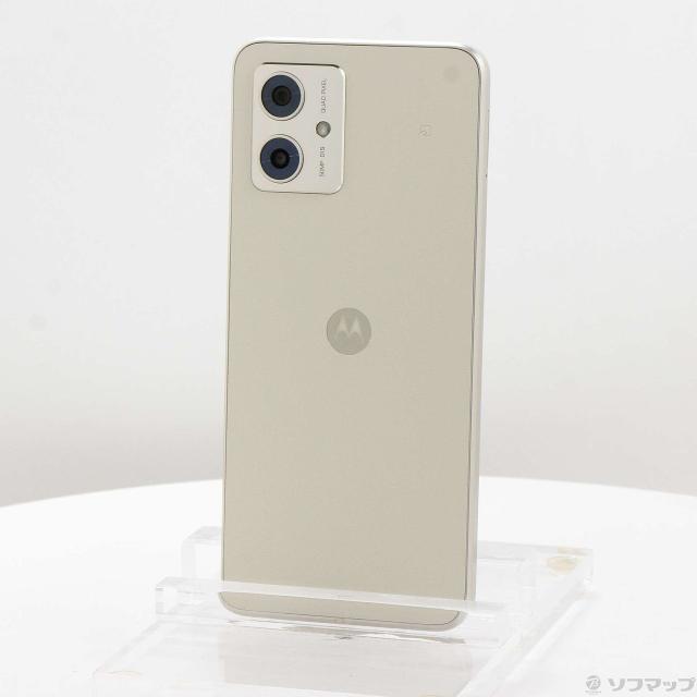 (中古)Motorola moto g64y 5G 128GB バニラクリーム MOSAG3 Y!mobile SIMフリー(276-ud)