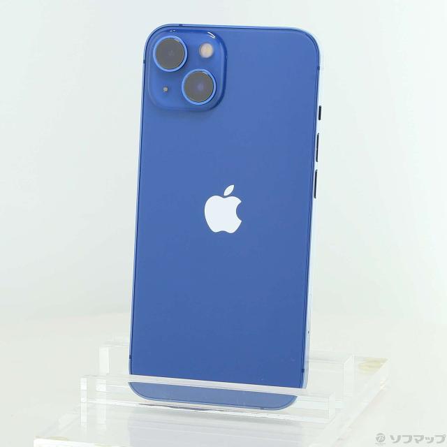 (中古)Apple iPhone13 128GB ブルー MLNG3J/A SIMフリー(305-ud)