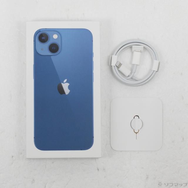 (中古)Apple iPhone13 128GB ブルー MLNG3J/A SIMフリー(305-ud)_4