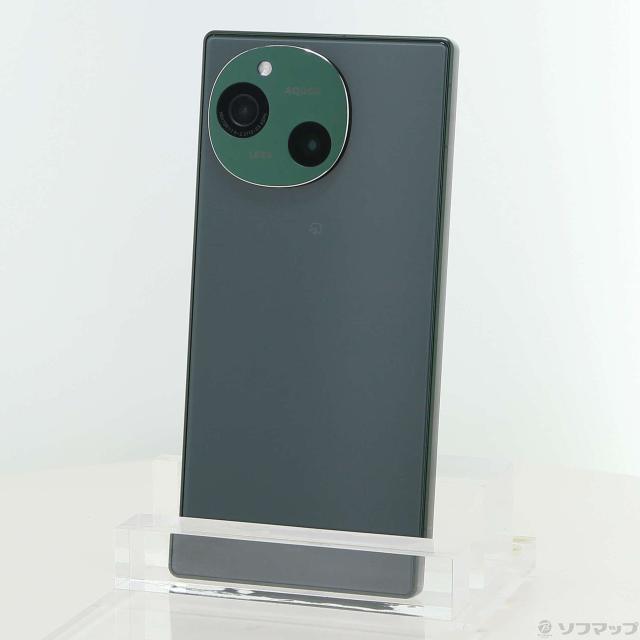 中古)SHARP AQUOS R9 256GB グリーン SH-M28 SIMフリー(258-ud)【公式 