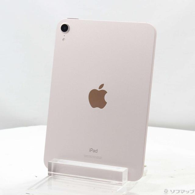 (中古)Apple iPad mini 第6世代 64GB ピンク MLWL3J/A Wi-Fi(196-ud)