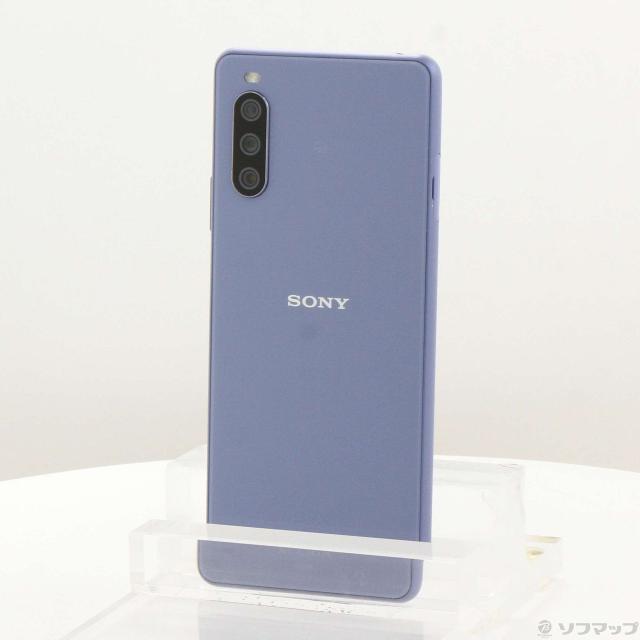 中古)SONY Xperia 10 III 128GB ブルー SOG04 auロック解除SIMフリー