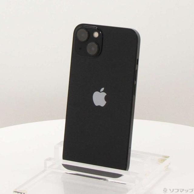 (中古)Apple iPhone13 128GB ミッドナイト MLNC3J/A SIMフリー(377-ud)