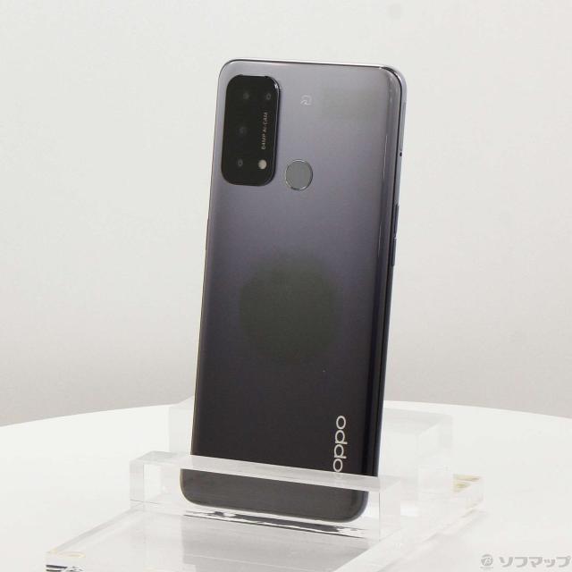 (中古)OPPO OPPO Reno5 A 128GB シルバーブラック CPH2199 SIMフリー(258-ud)