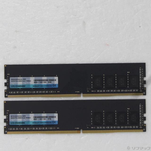 CFD STANDARD DDR4メモリ 32GB (16GB×2枚組) CFD DDR4 3200 16GB 2枚