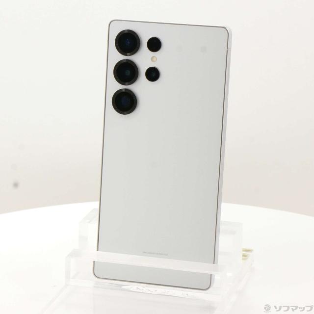 (中古)SAMSUNG Galaxy S25 Ultra 256GB チタニウムホワイトシルバー SM-S938QZSASJP SIMフリー(344-ud)