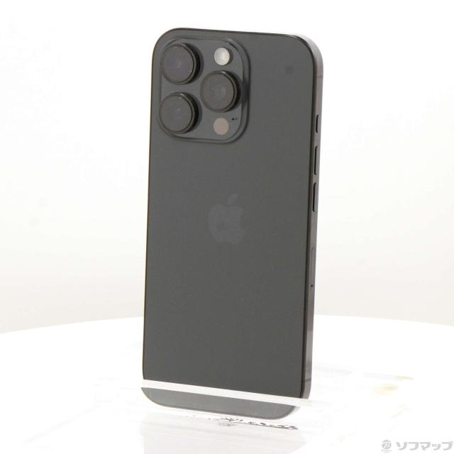 (中古)Apple iPhone16 Pro 512GB ブラックチタニウム MYN43J/A SIMフリー(348-ud)