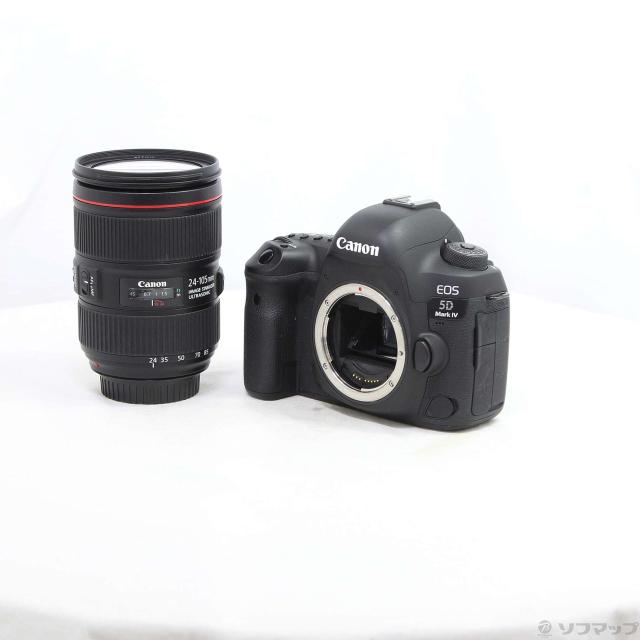 (中古)Canon EOS 5D MarkIV EF24-105L IS II USM レンズキット (3040万画素)(349-ud)