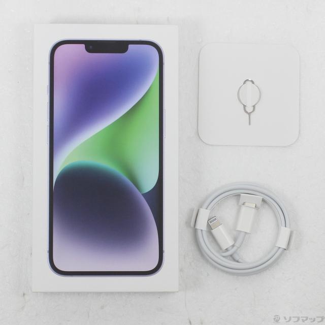 (中古)Apple iPhone14 128GB パープル MPUY3J/A SIMフリー(258-ud)_4