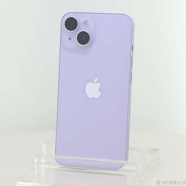 (中古)Apple iPhone14 128GB パープル MPUY3J/A SIMフリー(305-ud)