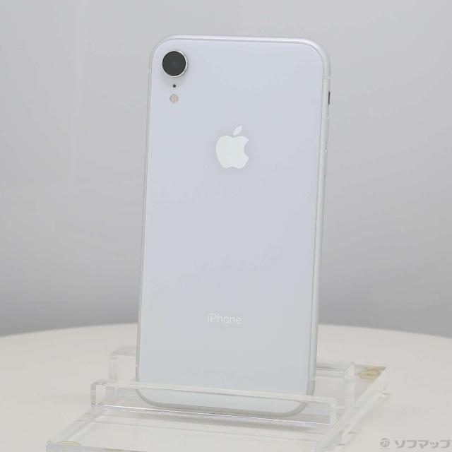 (中古)Apple iPhoneXR 64GB ホワイト MT032J/A SIMフリー(305-ud)