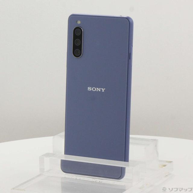 中古)SONY Xperia 10 III 128GB ブルー SOG04 auロック解除SIMフリー 
