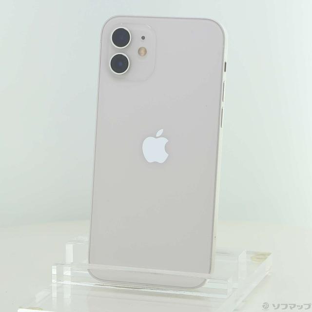 (中古)Apple iPhone12 64GB ホワイト MGHP3J/A SIMフリー(305-ud)
