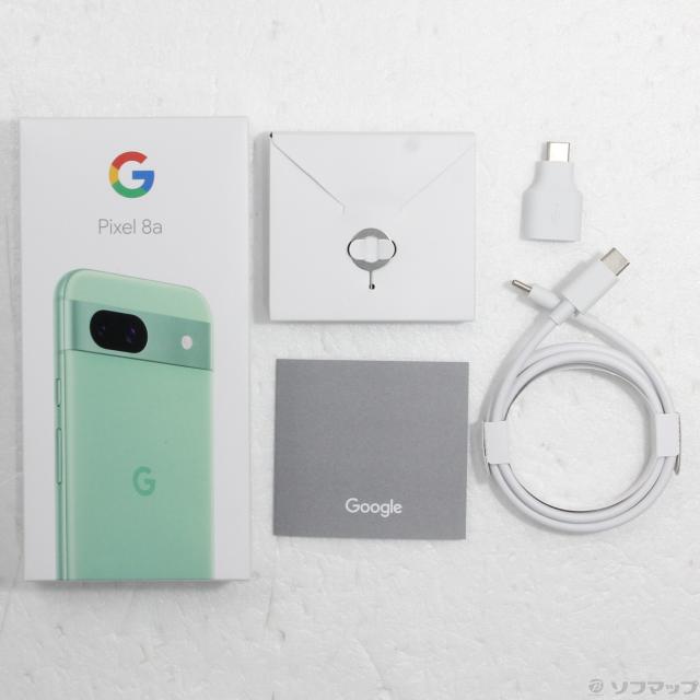 中古)GOOGLE Google Pixel 8a 128GB アロエ G576D SIMフリー(258-ud 