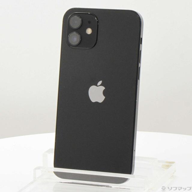 中古)Apple iPhone12 64GB ブラック MGHN3J/A SIMフリー(352-ud)【公式 