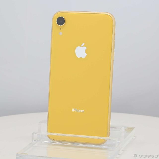 (中古)Apple iPhoneXR 64GB イエロー MT082J/A SoftBank(269-ud)