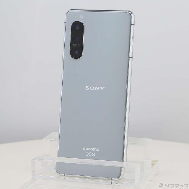 (中古)SONY Xperia 5 II 128GB グレー SO-52A docomoロック解除SIMフリー(305-ud)