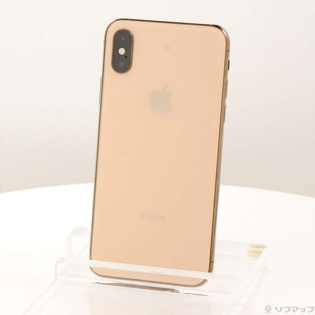 中古)Apple iPhoneXS 256GB ゴールド MTE22J/A SIMフリー(377-ud)の