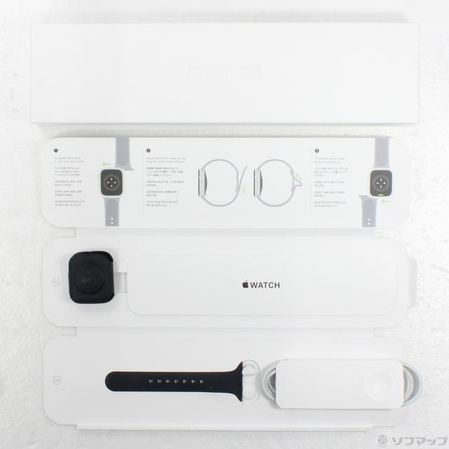 (中古)Apple Apple Watch Series 7 GPS 41mm ミッドナイトアルミニウムケース ミッドナイトスポーツバンド(251-ud)_4