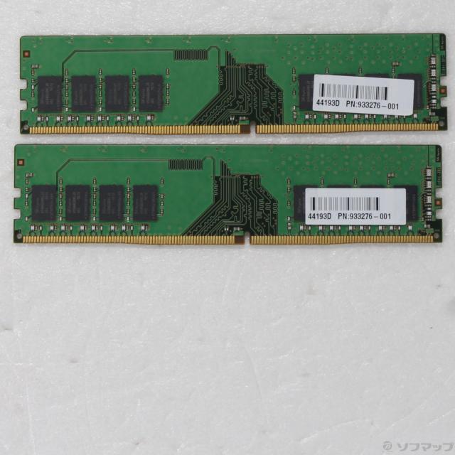 (中古)288P PC4-21300 DDR4-2666 16GB 8GB×2枚組(262-ud)