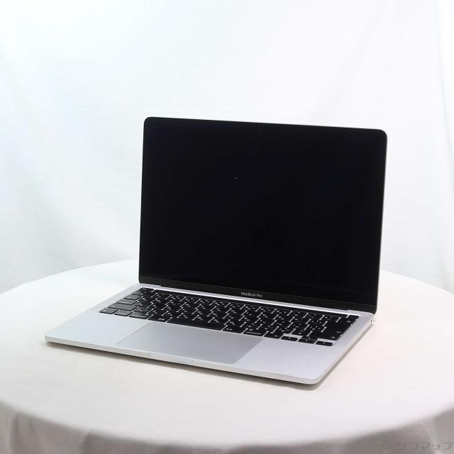 (中古)Apple MacBook Pro 13.3-inch Late-2020 MYDA2J/A Apple M1 8コアCPU_8コアGPU 16GB SSD256GB シルバー (26.3 Tahoe)(276-ud)