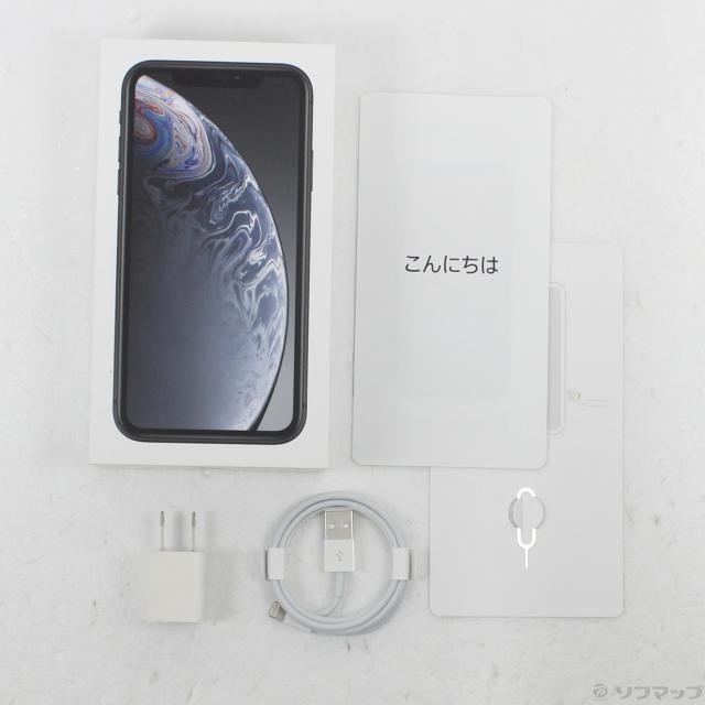(中古)Apple iPhoneXR 64GB ブラック MT002J/A SoftBank(276-ud)_4