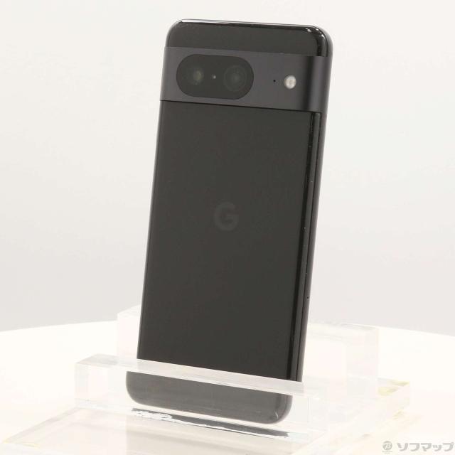 (中古)GOOGLE Google Pixel 8 128GB オブシディアン GA048 au SIMフリー(198-ud)