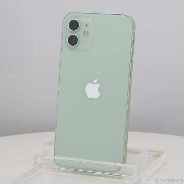 (中古)Apple iPhone12 64GB グリーン MGHT3J/A SIMフリー(344-ud)