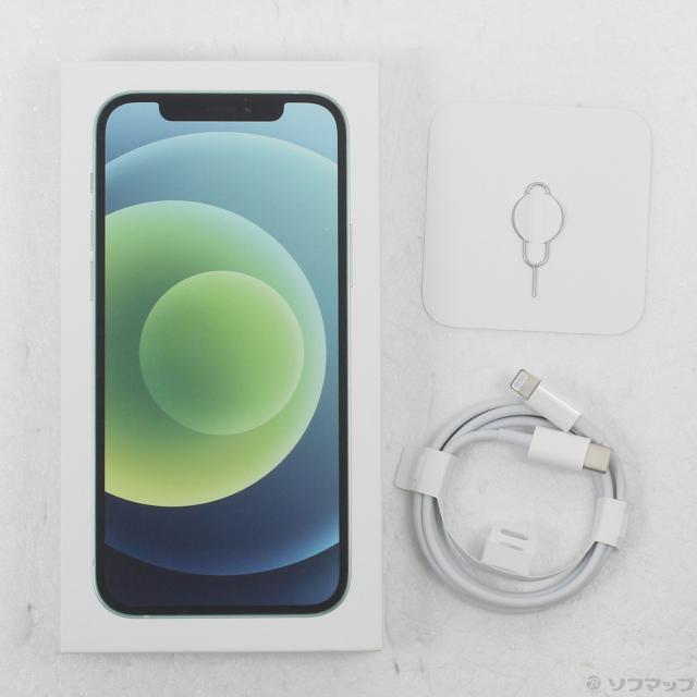 (中古)Apple iPhone12 64GB グリーン MGHT3J/A SIMフリー(344-ud)_4