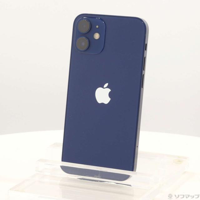 (中古)Apple iPhone12 mini 128GB ブルー MGDP3J/A SIMフリー(251-ud)