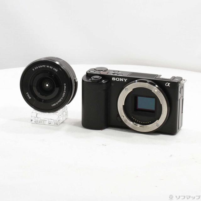 (中古)SONY (展示品) VLOGCAM ZV-E10L パワーズームレンズキット ブラック(198-ud)