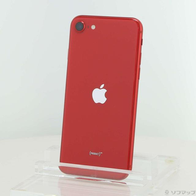 中古)Apple iPhone SE 第2世代 64GB プロダクトレッド MX9U2J/A SIM 