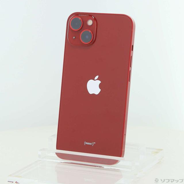 (中古)Apple iPhone13 128GB プロダクトレッド MLNF3J/A SIMフリー(251-ud)