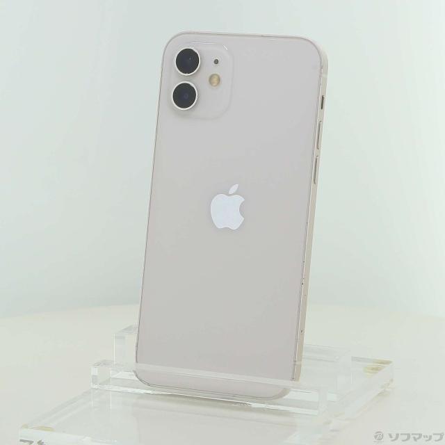 (中古)Apple iPhone12 128GB ホワイト MGHV3J/A SIMフリー(344-ud)